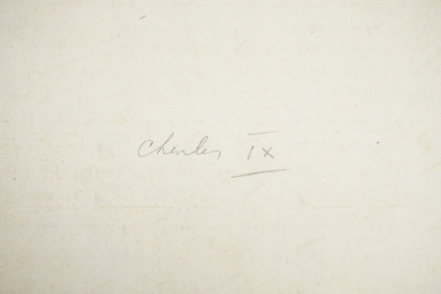 A mid 16th century letter on a single sheet of paper signed by Charles IX of France (1550-1574), the letter also references his mother Catherine de Medici in “leur majestes” who had been regent.